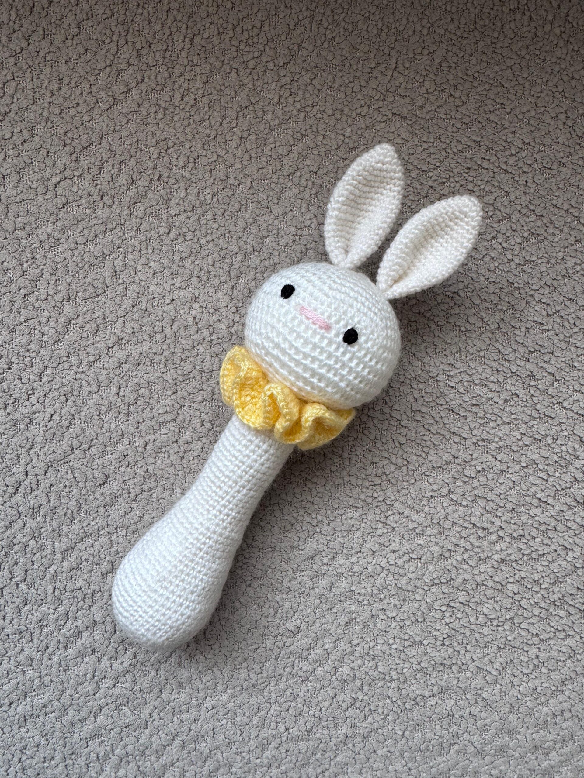 Crochet Bunny Rattle